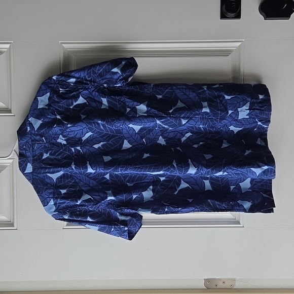 Onia Vacation Leaf Print Shirt - Picture 4 of 7